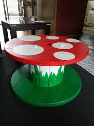 Cable Drum Table For Kiddies Real Easy To Make Cable Reel Preschool Garden Gardening For Kids