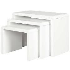 Soho White Gloss Nest Of Tables Dunelm White Nest Of Tables White Gloss Coffee Table White Gloss Tv Unit