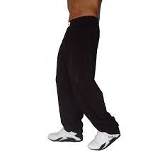 C500 Workout Pants By Crazy Wear Solid Black