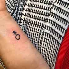 Some people identify themselves as both male and female while others as neither male nor female. Wrist Tattoo Tattoos Grey Ink Tattoos Infinity Tattoo On Wrist