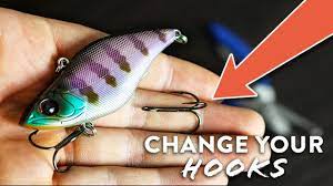 Why And How To Change Your Treble Hooks Fishing Lure Maintenance Tips Youtube