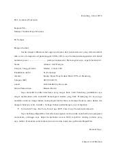 Akan tetapi, terkadang kita luput bahwa hal yang esensial bukan hanya soal ketertarikan kita pada pekerjaan yang dilamar. Surat Lamaran Kerja Job Fair Word