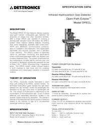 The design and construction of the sensor provides sensitivity, response time, and resistance to physical shock and vibration. Eq3730 Edio Enhanced Discrete I O Module Detector Electronics Corp Det Tronics Pdf Catalogs Technical Documentation Brochure