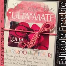 Check spelling or type a new query. Free Gift Card Holder Ulta Mate Helper And More By Traci Clausen