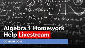 Type/upload your question to get quick solution. Live Algebra 1 Homework Help Youtube