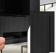 Amazon.com: Mollywell Paneles de madera para pared, instalación que ahorra  tiempo, decoración de pared de listones de madera versátil, diseño ...