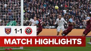 The official west ham united website with news, tickets, shop, live match commentary, highlights, fixtures, results, tables, player profiles, west ham tv and more. West Ham 1 1 Sheffield United Premier League Highlights Youtube