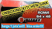 Harga kitchen sink stainless hitam 8245 model bolzano. Latifshop Kitchensink Bolzano Kitchen Sink Bolzano Milan 8245 Youtube