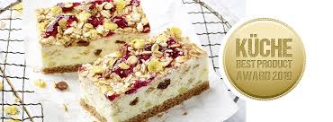 Add flour, baking powder, and salt; Kuche Gold Apfel Cranberry Schnitte Mit Bircher Musli Von Erlenbacher