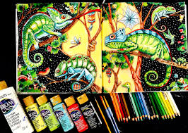Colored From Animorphia Animorphia Coloring Book Coloring Book Art Animorphia Coloring