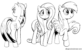 Dibujos Sin Colorear Dibujos De My Little Pony Para Colorear Muchos de los juegos de colorear tienen movimiento para que sea más divertido colorear a tus personajes favoritos. dibujos de my little pony para colorear