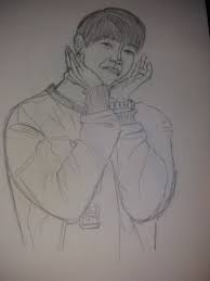 3.1m members in the drawing community. Bts V Kim Taehyung Kpop Art Portrait Drawing By Taehyung Ezelin Artmajeur