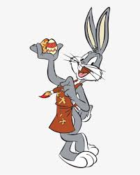 They include designs with bunnies, chicks, eggs, and more. Bugs Painting Easter Eggs Gloveless Bugs Bunny Easter Drawings Free Transparent Png Download Pngkey
