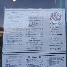 Most relevant best selling latest uploads. Menu Picture Of Flames Scarborough Tripadvisor