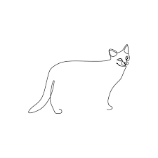 X1,y1=p1 x2,y2=p2 ### finding slope m=slope(p1,p2) ### getting image shape h,w=image.shape:2. Gambar Gambar Garis Terus Menerus Dari Hewan Kucing Satu Templat Abstrak Png Dan Vektor Dengan Latar Belakang Transparan Untuk Unduh Gratis