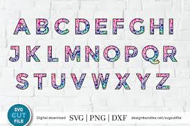 Cute cartoon logo memphis pop style illustration hand drawn line semi polka dot letters. Polka Dot Letters Svg A Rainbow Polka Dot Alphabet Svg File 281475 Cut Files Design Bundles