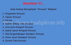 Contoh teks persuasi pendidikan singkat. Pengertian Persuasi Tujuan Ciri Ciri Jenis Syarat Contoh Teks Persuasi