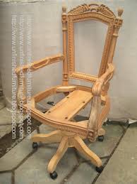 Unfinished Classic Furniture Classic Chair Wooden Frame Classic Chair Mahogany Indonesia Furniture Supplier Classic Reproduction Furniture Koltuklar Iskelet
