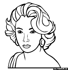 Princess is a fantasy figure that many kids like, especially girls. Famous Actress Coloring Pages