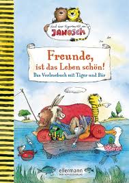 A white, fitted kitchen is attached to the wall, and alessandro lifts a heavy bag on its worktop. Neue Geschichten Von Tiger Und Bar Kinderbuchlesen De