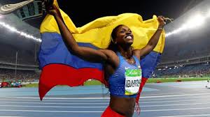 Caterine ibargüen mena odb (born 12 february 1984) is a colombian athlete competing in high jump, long jump and triple jump. Caterine Ibarguen Wins Colombia S First Ever Olympic Gold In Track And Field With Triple Jump Win Usports Org