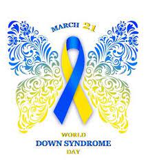 Vector Illustration Of Floral Butterfly With Ribbon For World Down Syndrome Down Syndrome Tattoo Down Syndrome Day