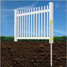 Amazon Com Wambam Fence Bl19101 Nantucket Picket Vinyl Fence 4 H White Garden Outdoor