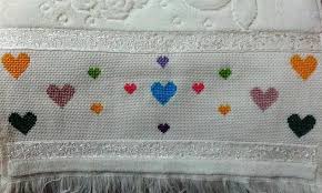 Crossstitch Kanavice Etamin Havlu Towel Kanavice Kanavice Tasarimlari Kanavice Ornekleri