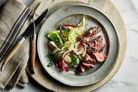 Blue Cheese Hanger Steak With Endive Herb Salad Recipe Nyt Cooking Nyt Cooking Herb Salad Cooking
