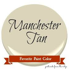 (until your kids grubby mitts leave handprints) so i went with pure. Favorite Paint Color Benjamin Moore Manchester Tan Postcards From The Ridge