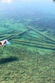 Montana Flathead Lake Water So Clear It Looks Shallow But It S Really 370ft Deep Montana Lakes Places To See Places To Visit
