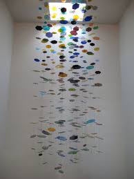 Glass Mobile Mobile Sculpture Abstract Art Diy Mobile Art