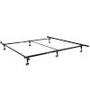 Canopy bed frame metal four post canopy full bed cozy bedroom with reinforced lron frame bed good installation black bed with headboard and footboard. 1