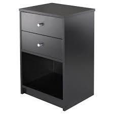 4 out of 5 stars with 12 ratings. Ava Nightstand With 2 Drawers Black Winsome Target