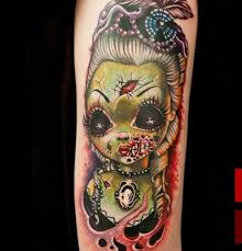 Pin By Haley Atwell On Tattoos Art Piercing Zombie Tattoos Zombie Girl Tattoos Baby Tattoos