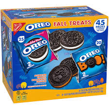This package contains 1 pack of halloween trick or treat oreo cookie packs. Oreo Chocolate Sandwich Cookies Fall Assortment 2 Pounds 45 Count Walmart Com Walmart Com