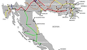 Den raskeste ruten mellom italia og kroatia er trieste til porec med en seiltid på ca. Railways Of Kroatia Kart Side Foto