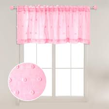 Check spelling or type a new query. Pink Valances For Girls Room Decor Set 1 Panel Rod Pocket Pom Pom Dot Texture Curtain Valance Pretty Cute Sheer Valances Buy Online In Antigua And Barbuda At Antigua Desertcart Com Productid 204537061