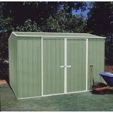 abri de jardin en metal colorbond gris 2 02m bikestore easyshed abri de jardin abri et jardins