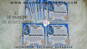 Mereka lah yang membatu kita disaat kita sedang terpuruk dan kesusahan. Stiker Label Aqiqah Custom Label Syukuran Tedak Siten Stiker Kelahiran Bayi Balonku Surabaya