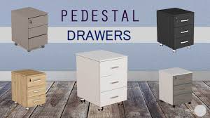 These mobile office pedestal are trendy and reinforced. Office Pedestals Pedestal Drawer Mobile Pedestal Under Desk Pedestal