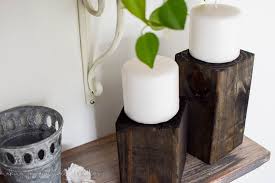 Days are getting shorter and darker and i love filling my home with cozy candles.see how you can make your own wooden candle holder in just a few steps. How To Make The Easiest Diy Wooden Candle Stands Making It In The Mountains