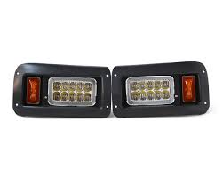 Club Car Ds Golf Cart Headlights Led Or Basic Lights Led Light Installation Lights Bright Led Lights