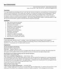 answering phone calls resume example