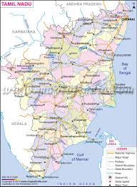 Tamil Nadu Map State District Information And Facts India World Map Map Tamil Nadu