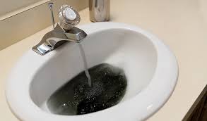 black water coming out of the faucet