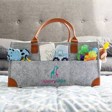 Baby Diaper Caddy Organizer Extra Large Storage Nursery Bin For Diapers Wipes And Baby Girl Shower Gifts Baby Shower Girl Gifts Basket Baby Shower Gift Basket