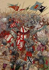Find over 100+ of the best free medieval warrior images. Men At Arms And Knights Charge Footmen And Archers Medieval Knight Medieval Art Knight
