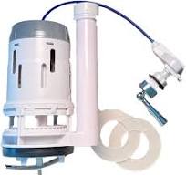 3-inch One-Piece Flush Valve with Cable Handle and 2 Extra Flush Seals