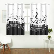 Easily hang in your home using any curtain rod through the 4 hanging pocket. Music Is Life Musical Notes And Piano Window Curtains Beautiful Isn T It Grab It Now Artistic Pod Com Products Musical Notes And Piano Window Curtain 50 Off For Music Lovers Facebook